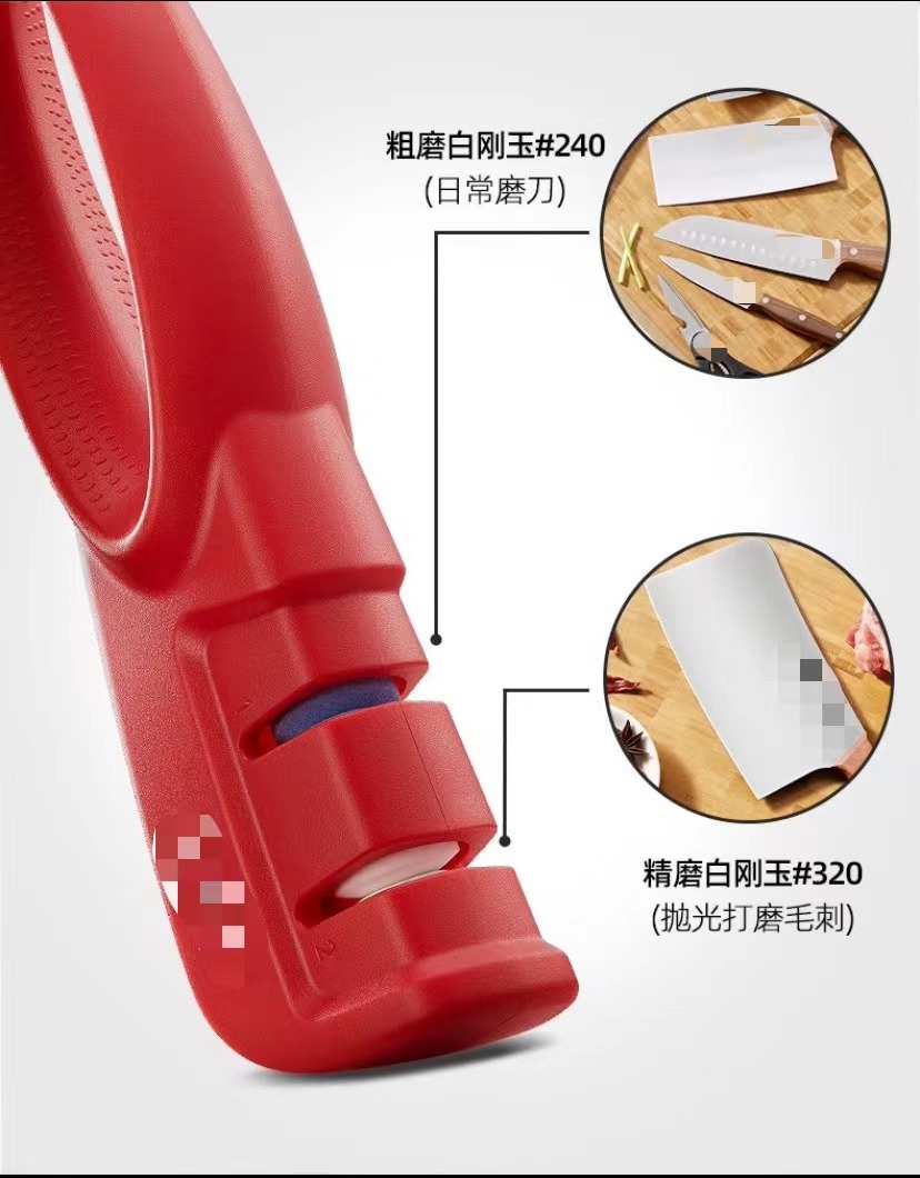 市場上的磨刀器墊片使用的是白剛玉嗎？